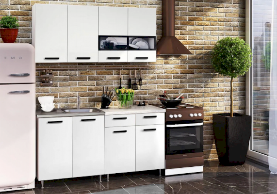 Кухонный гарнитур Рио 1,6 м (Миф)